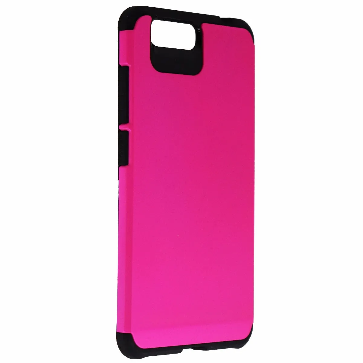 TekYa Dual Layer Case Cover for BLU Vivo 5 - Matte Pink / Black