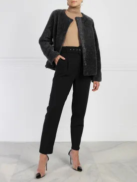 The Zora Curly Shearling Jacket