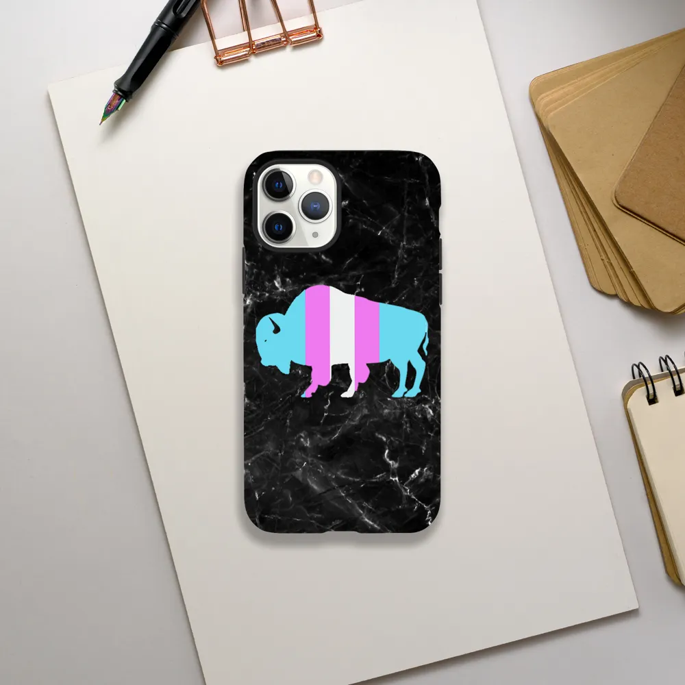 Trans iPhone Tough case