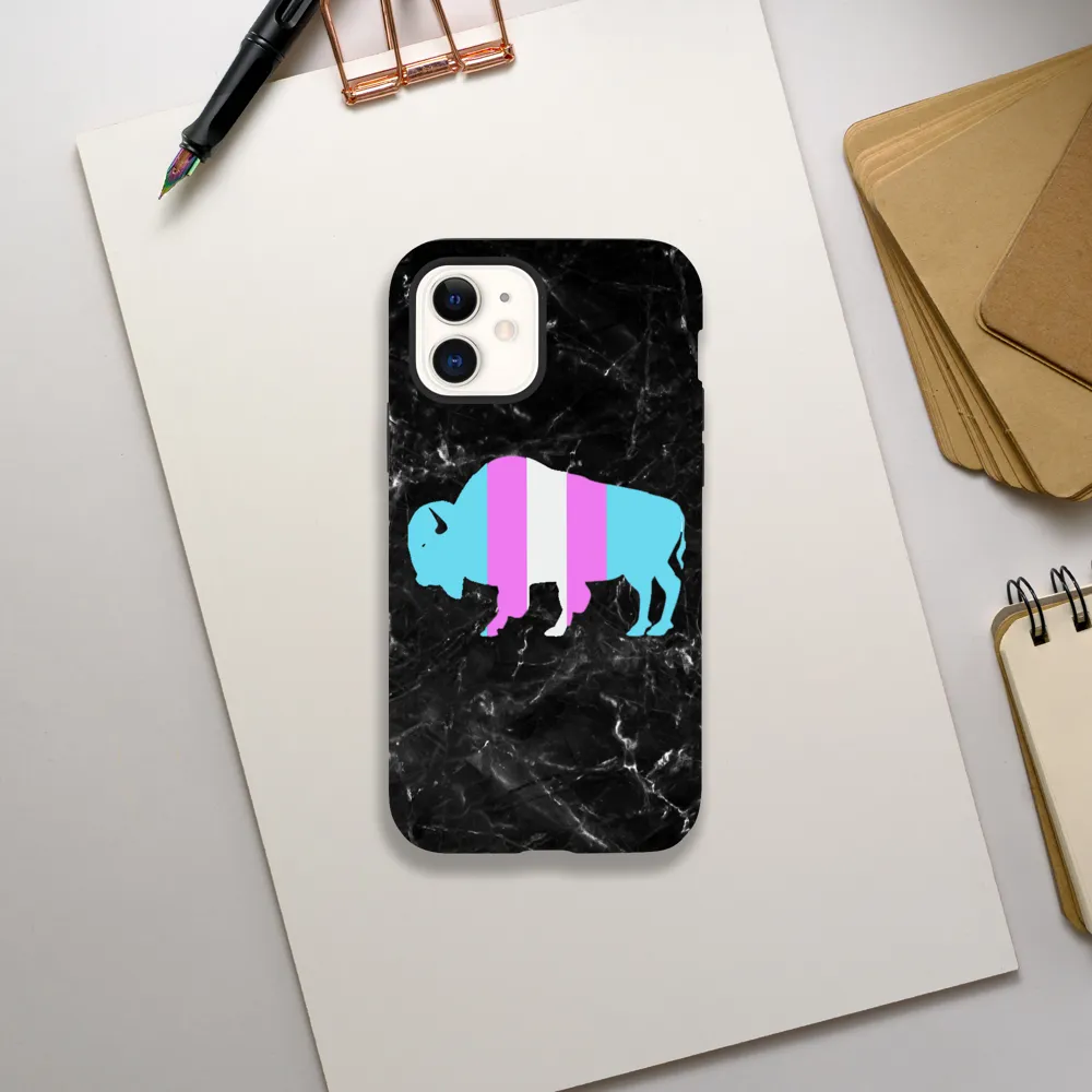 Trans iPhone Tough case