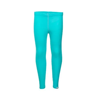 Turquoise swim leggings