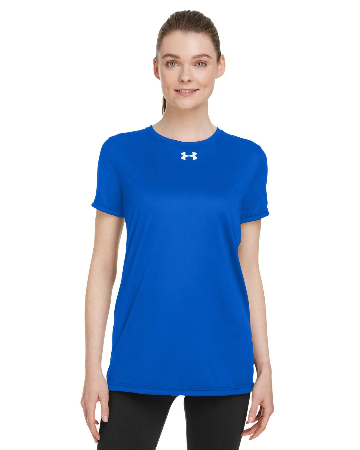 Under Armour Ladies Tech Custom T-Shirts, Royal