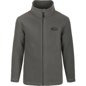 Youth Camp Fleece Full Zip- Castlerock Grey